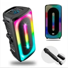 Бездротова колонка Bluetooth 150Вт Bass Polska переносна. Cтерео-колонка з пультом та мікрофоном. Караоке