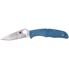 Ніж Spyderco Endura 4 Lightweight K390 Serrated Blue (C10FSK390)