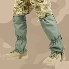 Тактические гамаши, бахилы водо-грязе защитные олива, армейские бахилы гамаши ВСУ, гамаши олива для военных - изображение 1