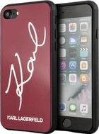 Панель Karl Lagerfeld Signature Glitter do Apple iPhone 7/8 Red (3700740445075) - зображення 1