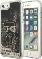 Etui Karl Lagerfeld Liquid Glitter Gatsby do Apple iPhone 7/8/SE 2020/SE 2022 Black (3666339050054) - obraz 1