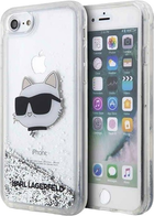 Etui Karl Lagerfeld Glitter Choupette Head do Apple iPhone 7/8/SE 2020/SE 2022 Silver (3666339118853) - obraz 1