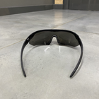 Окуляри балістичні Swiss Eye Nighthawk, Чорна лінза, без чохла, сертифіковані, окуляри тактичні - зображення 3