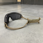 Окуляри балістичні Swiss Eye Infantry, затемнена лінза, сертифіковані, окуляри тактичні - зображення 8