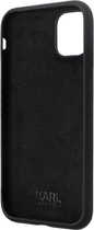 Панель Karl Lagerfeld Silicone C Metal Pin do Apple iPhone Xr/11 Black (3666339166274) - зображення 3