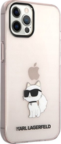 Панель Karl Lagerfeld Ikonik Choupette do Apple iPhone 12/12 Pro Pink (3666339119096) - зображення 2
