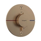 Термостат на 2 потребителя Hansgrohe ShowerSelect Comfort S (цвет - шлифованная бронза) 15554140