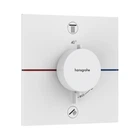 Термостат на 2 споживачі Hansgrohe ShowerSelect Comfort E (колір - білий матовий) 15572700