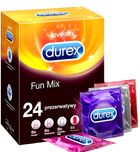 Prezerwatywy Durex Fun Mix lateksowe 24 szt (5900627092790) - obraz 1