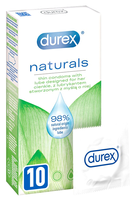 Prezerwatywy Durex Naturals cienkie z lubrykantem 10 szt (5900627095692) - obraz 1