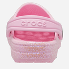 Crocsy dziecięce dla dziewczynki Crocs Classic Glitter Clog TCR206992 25-26 Różowe (196265255436) - obraz 5