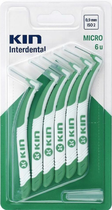 Міжзубні щітки Kin Micro Interdental Brush 0.9 мм 6 шт (8436026214039) - зображення 1