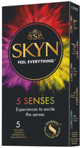 Prezerwatywy Unimil Skyn 5 Senses nielateksowe 5 szt (5011831095122) - obraz 1