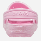 Sandały dziecięce dla dziewczynki Crocs Classic Crocs Glitter Sandal TCR207983 24-25 Różowe (196265256280) - obraz 4