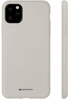 Etui Goospery Mercury Soft do Apple iPhone 11 Pro Max Beżowy Kamień (8809684927632) - obraz 1