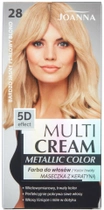Фарба для волосся Joanna Multi Cream Metallic Color 28 Дуже світлий перловий блондин 100 мл (5901018019013) - зображення 1