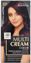 Farba do włosów Joanna Multi Cream Color 37 Soczysta Oberżyna 100 ml (5901018013257) - obraz 1