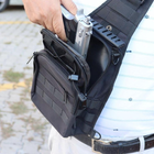 Качественная тактическая сумка, укрепленная мужская сумка рюкзак тактическая слинг - изображение 7