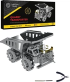 Коллекционная модель-конструктор Metal Time Quarry Transporter Механический карьерный самосвал (MT014)