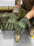 Тактичні рукавички M-Pact Tactical Gloves Olive Elite L - зображення 2