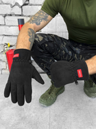 Тактичні флісові рукавички Tactical Gloves Black XL - изображение 1