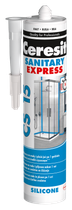 Герметик силіконовий санітарний Ceresit CS 15 Sanitary Express (прозорий)