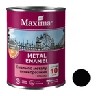 Эмаль 3 в 1 черная антикоррозийная по металлу Maxima 0,75 кг