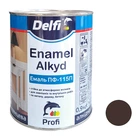 Эмаль ПФ 115 коричневая Delfi 0,9 кг