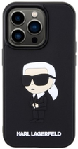 Панель Karl Lagerfeld Rubber Ikonik 3D для Apple iPhone 14 Pro Max Black (3666339122652) - зображення 2