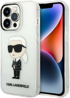 Etui Karl Lagerfeld Ikonik Karl Lagerfeld do Apple iPhone 14 Pro Max Transparent (3666339087111) - obraz 1