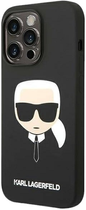 Etui Karl Lagerfeld Silicone Karl Head do Apple iPhone 14 Pro Max Black (3666339085438) - obraz 2