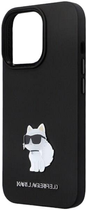 Панель Karl Lagerfeld Silicone C Metal Pin для Apple iPhone 14 Pro Max Black (3666339166342) - зображення 4