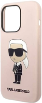 Панель Karl Lagerfeld Silicone Ikonik для Apple iPhone 14 Pro Max Pink (3666339098643) - зображення 4