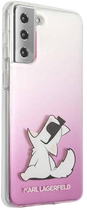 Etui Karl Lagerfeld Choupette Fun do Samsung Glalaxy S21 Ultra Pink (3700740496985) - obraz 3