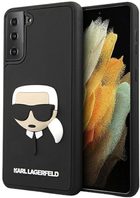 Панель Karl Lagerfeld 3D Rubber Karl`s Head для Samsung Glalaxy S21 Plus Black (3666339003388) - зображення 2