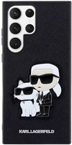 Etui Karl Lagerfeld Saffiano Karl&Choupette do Samsung Galaxy S23 Ultra Black (3666339114749) - obraz 2