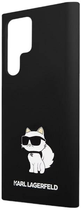 Etui Karl Lagerfeld Silicone Choupette do Samsung Galaxy S23 Ultra Black (3666339114688) - obraz 3