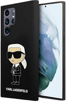 Etui Karl Lagerfeld Silicone Ikonik do Samsung Galaxy S23 Ultra Black (3666339114657)