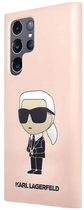 Etui Karl Lagerfeld Silicone Ikonik do Samsung Galaxy S23 Ultra Pink (3666339117634) - obraz 2
