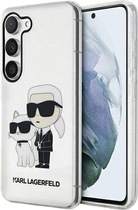 Etui Karl Lagerfeld Glitter Karl&Choupette do Samsung Galaxy S23 Plus Transparent (3666339114701) - obraz 1