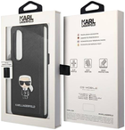 Etui Karl Lagerfeld Saffiano Ikonik Metal do Samsung Galaxy Z Fold 4 Black (3666339084813) - obraz 3