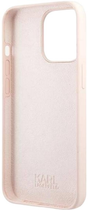 Панель Karl Lagerfeld Silicone Ikonik Karl&Choupette Magsafe для Apple iPhone 13/13 Pro Light Pink (3666339035143) - зображення 3