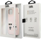Панель Karl Lagerfeld Silicone Ikonik Karl&Choupette Magsafe для Apple iPhone 13 Light Pink (3666339035136) - зображення 2