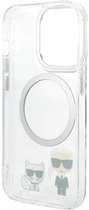 Панель Karl Lagerfeld Karl&Choupette Aluminium Magsafe для Apple iPhone 14 Pro Transparent (3666339077778) - зображення 2