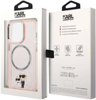 Etui Karl Lagerfeld Iconic Karl&Choupette Magsafe do Apple iPhone 14 Pro Pink (3666339087586) - obraz 3