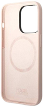 Панель Karl Lagerfeld Silicone Karl Head Magsafe для Apple iPhone 14 Pro Light Pink (3666339078058) - зображення 2