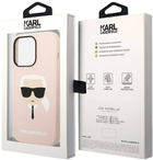 Панель Karl Lagerfeld Silicone Karl Head Magsafe для Apple iPhone 14 Pro Light Pink (3666339078058) - зображення 3
