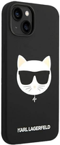 Etui Karl Lagerfeld Silicone Choupette Head Magsafe do Apple iPhone 14 Plus Black (3666339077921) - obraz 3