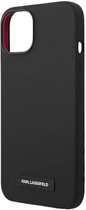 Etui Karl Lagerfeld Silicone Plaque Magsafe do Apple iPhone 14 Plus Black (3666339078164) - obraz 3