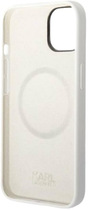 Панель Karl Lagerfeld Silicone Choupette MagSafe для Apple iPhone 14 Plus White (3666339087777) - зображення 3